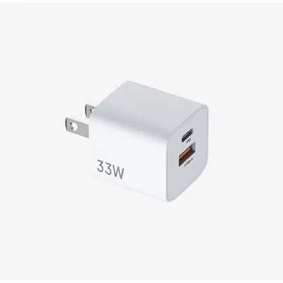 Hikvision HIKSEMI Telefon töltő - 1db USB-C, 1db USB-A + USB-C kábel, 33W, US plug – 2. kép