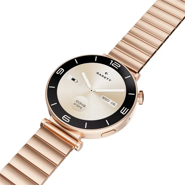 GARETT Női Okosóra - Rose Gold Tömör acél – 3. kép