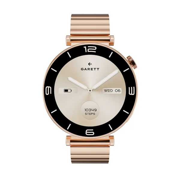 GARETT Női Okosóra - Rose Gold Tömör acél – 5. kép