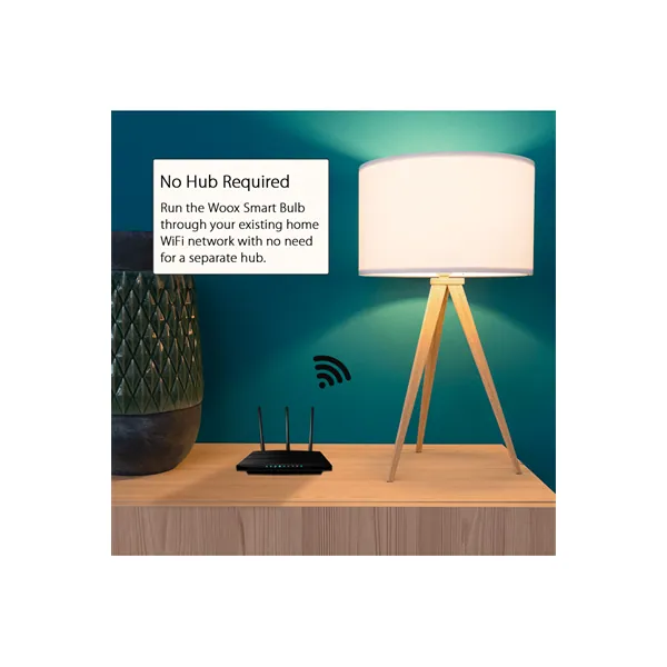 Woox Smart LED Izzó - R4554 (B22, 8W, 650lm, RGB+meleg fehér, 3000K, Wi-Fi, 30 000 óra élettartam) – 4. kép