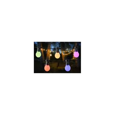 Woox Smart Kültéri Fényfüzér - R5195 (9m, 10 RGB+CCT LED, Wi-Fi, IP65, távirányító, zenei funkció) – 2. kép