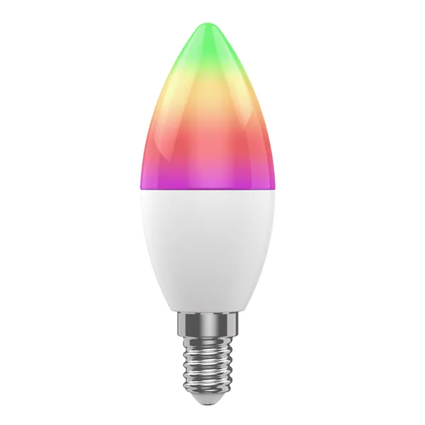 Woox Smart LED Izzó - R9075 (E14, 5W, 470lm, RGB+CCT, 2700–6500K, Wi-Fi, 30 000 óra élettartam) – 2. kép