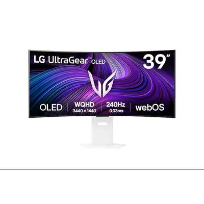 LG Monitor 39" - 39GX90SA-W (OLED; Ívelt, 21:9; 3440x1440;