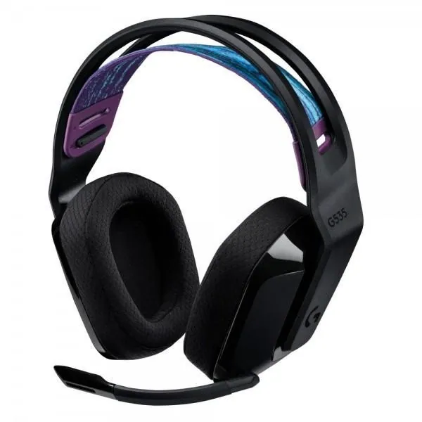 Logitech Fejhallgató - G535 (Vezeték nélküli, Bluetooth, hangerőszabályzó, fekete) – 3. kép
