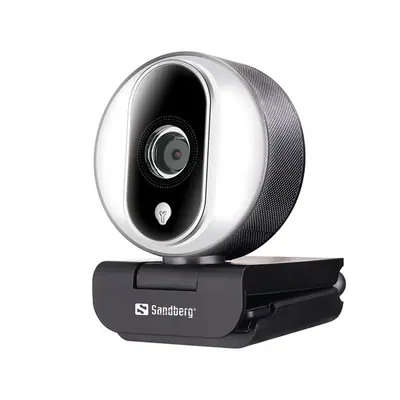 Sandberg Webkamera - Streamer USB Webcam Pro (1920x1080 képpont, 2 Megapixel, 1080p/30 FPS; USB 2.0, mikrofon) – 2. kép