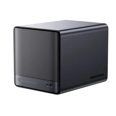 MinisForum AI NAS - N5 Pro (AMD Ryzen AI 9 HX Pro 370, 16GB, 128GB, Miniscloud OS)