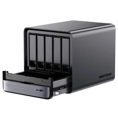 MinisForum AI NAS - N5 Pro (AMD Ryzen AI 9 HX Pro 370, 16GB, 128GB, Miniscloud OS) – 2. kép