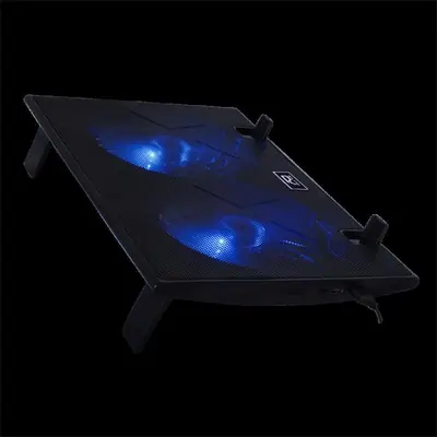 Advance Notebook Hűtőpad 19"-ig - AIRSTREAM 19 (Max.: 19", 2x150mm, 1000rpm, 1xUSB2.0, fekete) – 2. kép
