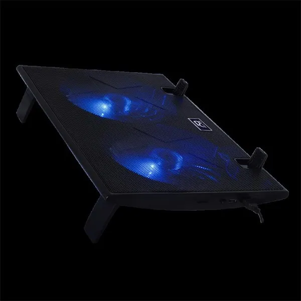 Advance Notebook Hűtőpad 19"-ig - AIRSTREAM 19 (Max.: 19", 2x150mm, 1000rpm, 1xUSB2.0, fekete) – 2. kép