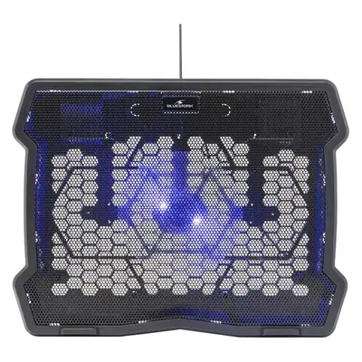 Bluestork Notebook Hűtőpad 15,6"-ig - NB-COOLER-FIRST (LED, USB-A) – 2. kép
