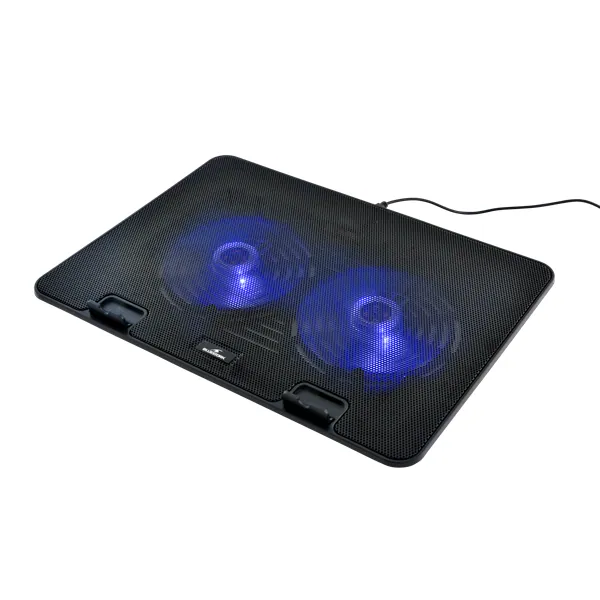 Bluestork Notebook Hűtőpad 17"-ig - NB-COOLER-ONE (LED, 2xUSB-A) – 2. kép