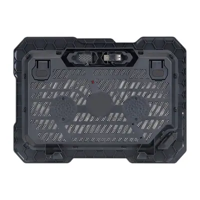 Conceptronic Notebook Hűtőpad 15,6"-ig - THANA01B (USB, 2x12,5cm, állítható magasság, csúszásmentes, fekete) – 2. kép