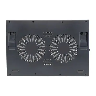 Conceptronic Notebook Hűtőpad 17"-ig - THANA02B (USB, 2x12,5cm, állítható magasság, csúszásmentes, fekete) – 2. kép
