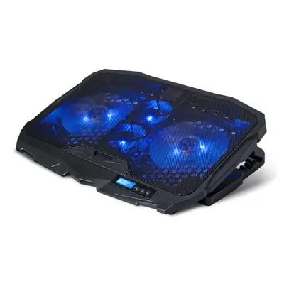 Spirit of Gamer Notebook Hűtőpad 17"-ig - AIRBLADE 600 Blue (15dB; max. 95,14 m3/h; 2x12cm, LED, 2xUSB2.0) – 2. kép