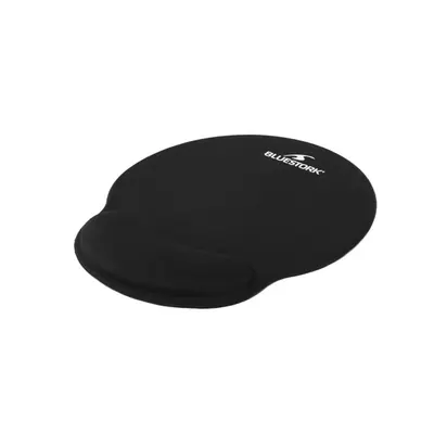 Bluestork Egérpad - BS-PAD-ERGO (250x225x22mm, fekete) – 2. kép