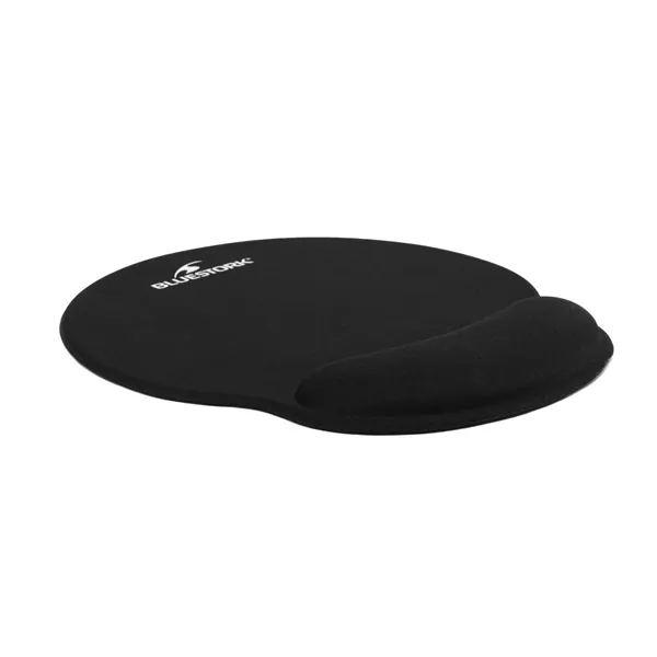 Bluestork Egérpad - BS-PAD-ERGO (250x225x22mm, fekete) – 3. kép