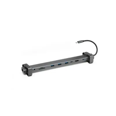 Bluestork USB Hub - HUB-OFFICE-PRO (USB-C to 3xUSB-A 3.0 port + 1xUSB-C + 1xHDMI + 1xRJ45, SD, TF 3,5 Jack, PD 100W)