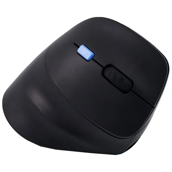 Bluestork Vezeték nélküli Egér - M-WL-ERGO-LUMI-TH (Ergonomic, Rechargeable, 2,4GHZ+Bluetooth, 4800 DPI, 6 gomb, fekete) – 5. kép