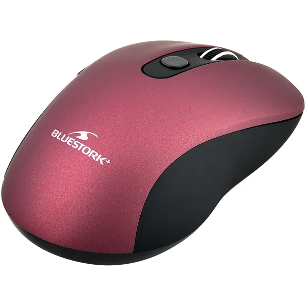 Bluestork Vezeték nélküli Egér - M-WL-OFF60-PURPLE (1600 DPI, 6 gomb, optikai, lila) – 4. kép