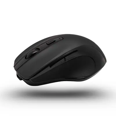 Bluestork Vezeték nélküli Egér - M-WL-OFF75-BLACK (Rechargeable, Bluetooth, 1600 DPI, 6 gomb, optikai, fekete) – 2. kép
