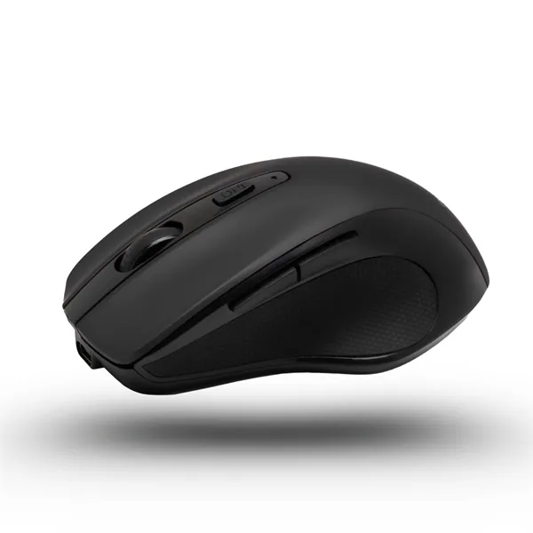 Bluestork Vezeték nélküli Egér - M-WL-OFF75-BLACK (Rechargeable, Bluetooth, 1600 DPI, 6 gomb, optikai, fekete) – 2. kép