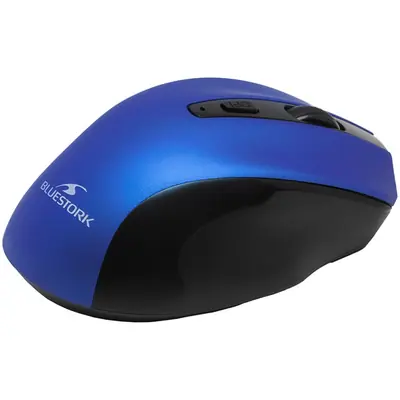 Bluestork Vezeték nélküli Egér - M-WL-OFF75-BLUE (Rechargeable, Bluetooth, 1600 DPI, 6 gomb, optikai, kék) – 2. kép