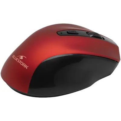 Bluestork Vezeték nélküli Egér - M-WL-OFF75-RED (Rechargeable, Bluetooth, 1600 DPI, 6 gomb, optikai, piros) – 2. kép