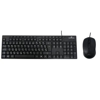 Bluestork Billentyűzet/Egér Kit - 2 in 1 PACK-MEDIA-OFF/HU (Multimédia bill, 1600 DPI egér, USB-A, fekete, magyar)