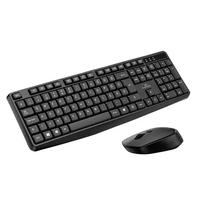 Bluestork Billentyűzet/Egér Kit - 2 in 1 PACK-MEDIA-OFF/HU (Vezeték nélküli, Multiedia, 1600 DPI egér, fekete, magyar)
