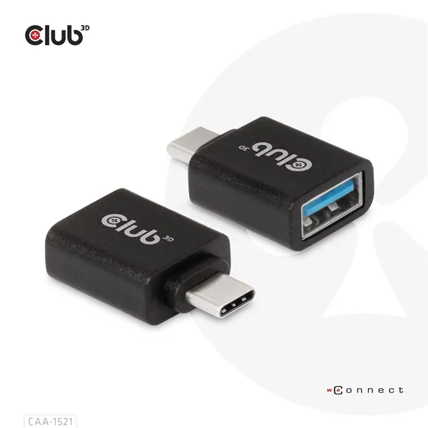 Club 3D Átalakító - CAA-1521 (3.1 USB-C Gen 1 to 3.1 USB-A Gen1) – 5. kép