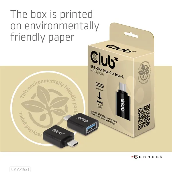 Club 3D Átalakító - CAA-1521 (3.1 USB-C Gen 1 to 3.1 USB-A Gen1) – 8. kép