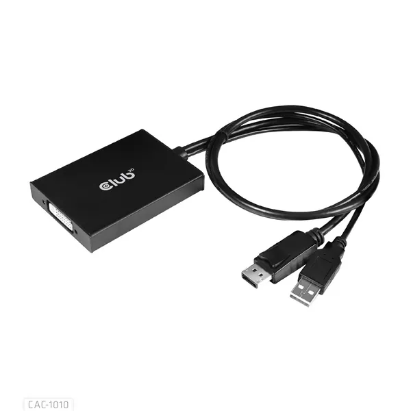 Club 3D Átalakító - CAC-1010 (DisplayPort to 2xDVI-A HDCP ON, 4K30Hz, 2560x1600@60Hz, 60cm) – 7. kép