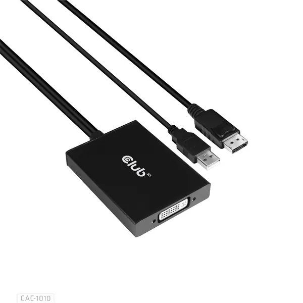 Club 3D Átalakító - CAC-1010 (DisplayPort to 2xDVI-A HDCP ON, 4K30Hz, 2560x1600@60Hz, 60cm) – 8. kép