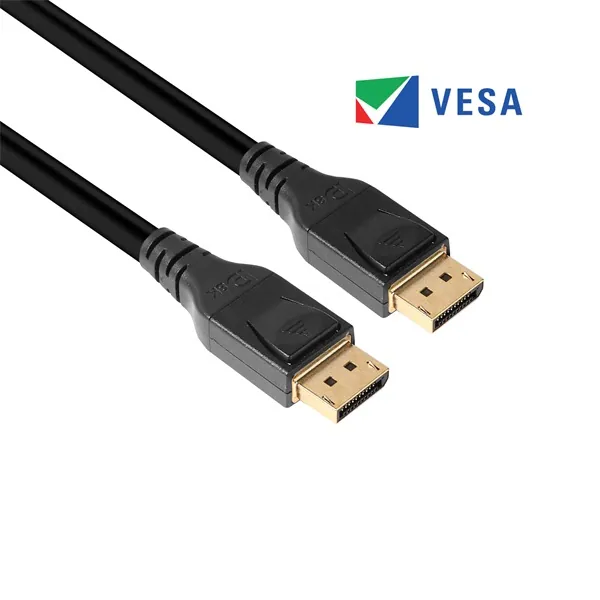 Club 3D Kábel - CAC-1061 (DisplayPort 1.4, HBR3, 8K60Hz, 5m, 32CH, Aranyozott, VESA, M/M) – 7. kép