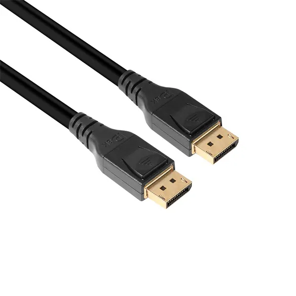 Club 3D Kábel - CAC-1061 (DisplayPort 1.4, HBR3, 8K60Hz, 5m, 32CH, Aranyozott, VESA, M/M) – 8. kép