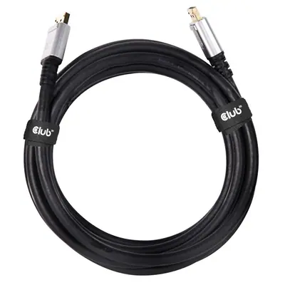 Club 3D Kábel - CAC-1069 (DisplayPort 1.4 HBR3 8K @60Hz, 32.4Gbps, 4m, 24AWG, DSC 1.2, VESA, M/M) – 2. kép