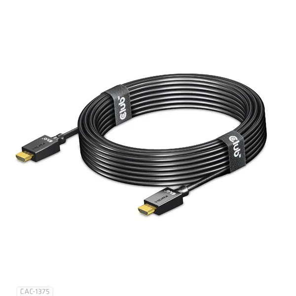 Club 3D Kábel - CAC-1375 (HDMI 2.1 Ultra High Speed, M/M, 4K120Hz, 8K60Hz, 48Gbps, 5m, VRR,QMS,QFT,eARC,HDR)