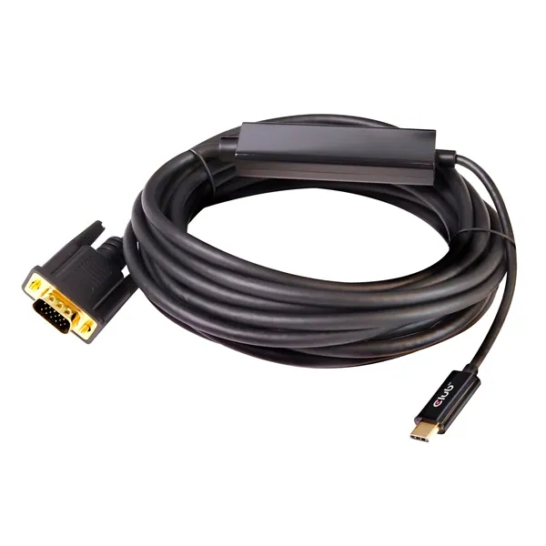 Club 3D Kábel - CAC-1512 (USB-C Gen 1 to VGA, 5m) – 2. kép
