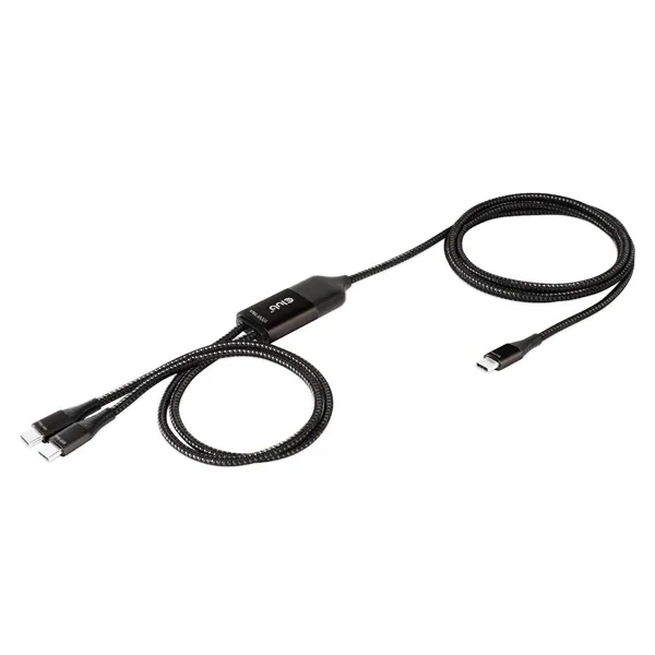 Club 3D Kábel - CAC-1527 (USB-C Y kábel, 100W PD, 1.83m, 2xUSB-C) – 4. kép