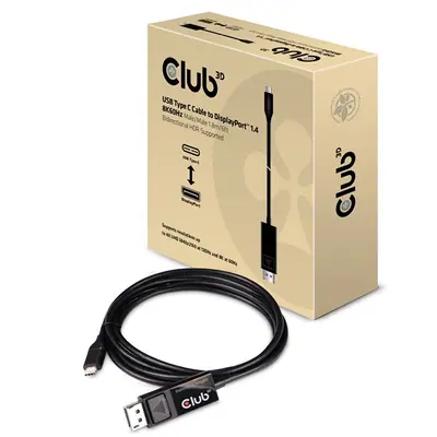 Club 3D Kábel - CAC-1557 (USB-C to DisplayPort 1.4, HDR, 1,8m, 8K60Hz) – 2. kép