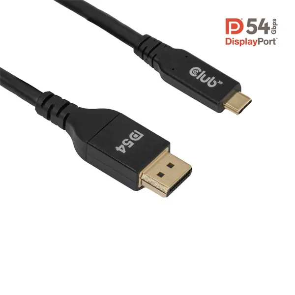 Club 3D Kábel - CAC-1563 (USB-C to DisplayPort 2.1, 8K120Hz, 2m, M/M) – 6. kép