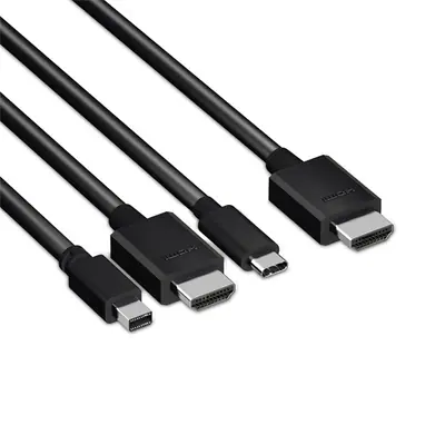 Club 3D Átalakító - CAC-1630 (USB-C + HDMI + MiniDisplayport to HDMI 4K60Hz, M/M, 32AVG) – 2. kép