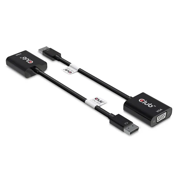 Club 3D Átalakító - CAC-2013 (DisplayPort 1.1a to VGA, fekete, aktív, WUXGA 1920x1200 @60Hz) – 5. kép