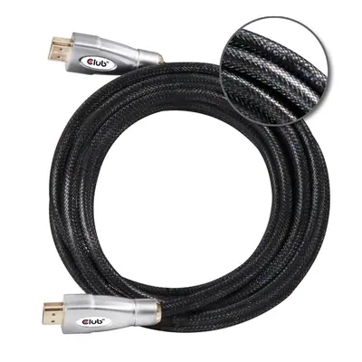 Club 3D Kábel - CAC-2312 (HDMI 2.0, 4K60Hz UHD, HDR, 5m, aranyozott, 18Gbps, Bidirectional) – 2. kép