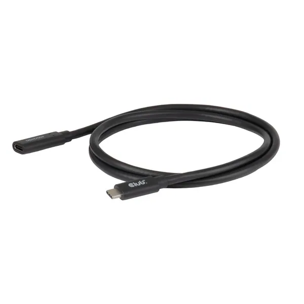 Club 3D Kábel - CAC-2502 (USB-C to USB-C, M/F, 40Gbps, 8K60Hz, 240W, DP 1.4 Alternate Mode, 1m) – 4. kép