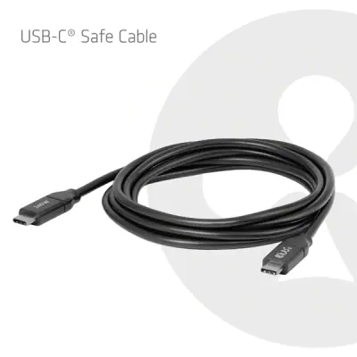 Club 3D Kábel - CAC-2506 (USB-C, PD3.1 240W, No Data, 4K60Hz, fekete, M/M, 2m) – 2. kép