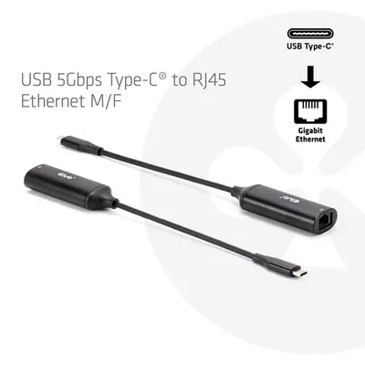 Club 3D Átalakító - CAC-2530 (USB-C to RJ45 Ethernet) – 2. kép