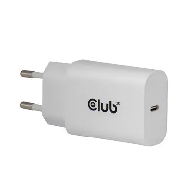 Club 3D Hálózati Adapter - CAC-3020 (2db/csomag, 30W USB-C, PD3.0, túltöltés védelem, kicsi méret, fehér) – 2. kép