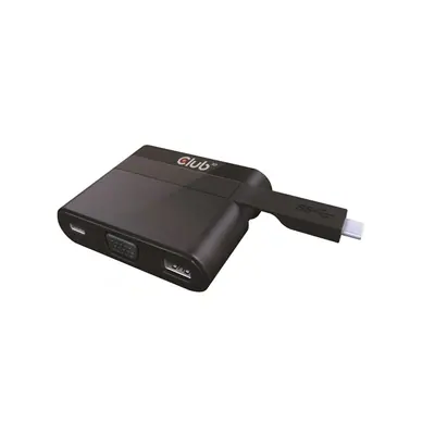 Club 3D Notebook Dokkoló - CSV-1532 (60W, 3.0 USB-C to D-Sub, VGA, 3.0 USB-A, (for Data) 3.0 USB-C) – 2. kép