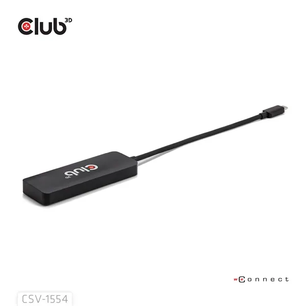 Club 3D MST Hub - CSV-1554 (3.2 USB-C to 3x HDMI, 4k60Hz) – 6. kép